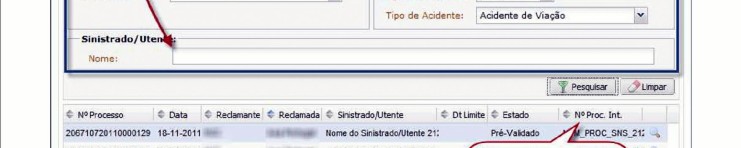 Exemplo de página da plataforma FHS