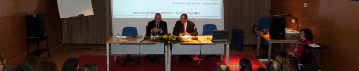 Aspeto da sala na reunião com a ARSLVT