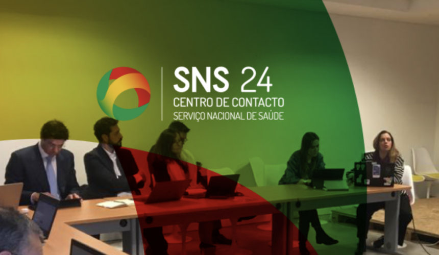 reunião no centro de contacto do SNS 24