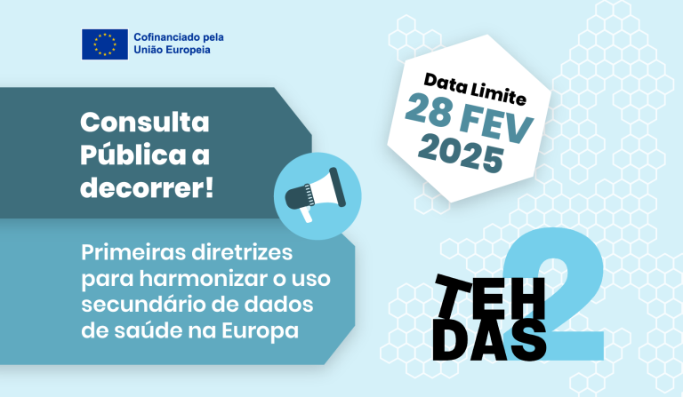 Consulta Pública I Diretrizes para harmonizar a utilização secundária dos dados relativos à saúde na Europa